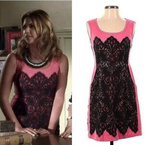 ASO PRETTY LITTLE LIARS Hanna Marin Kissing Booth Dress EUC RARE